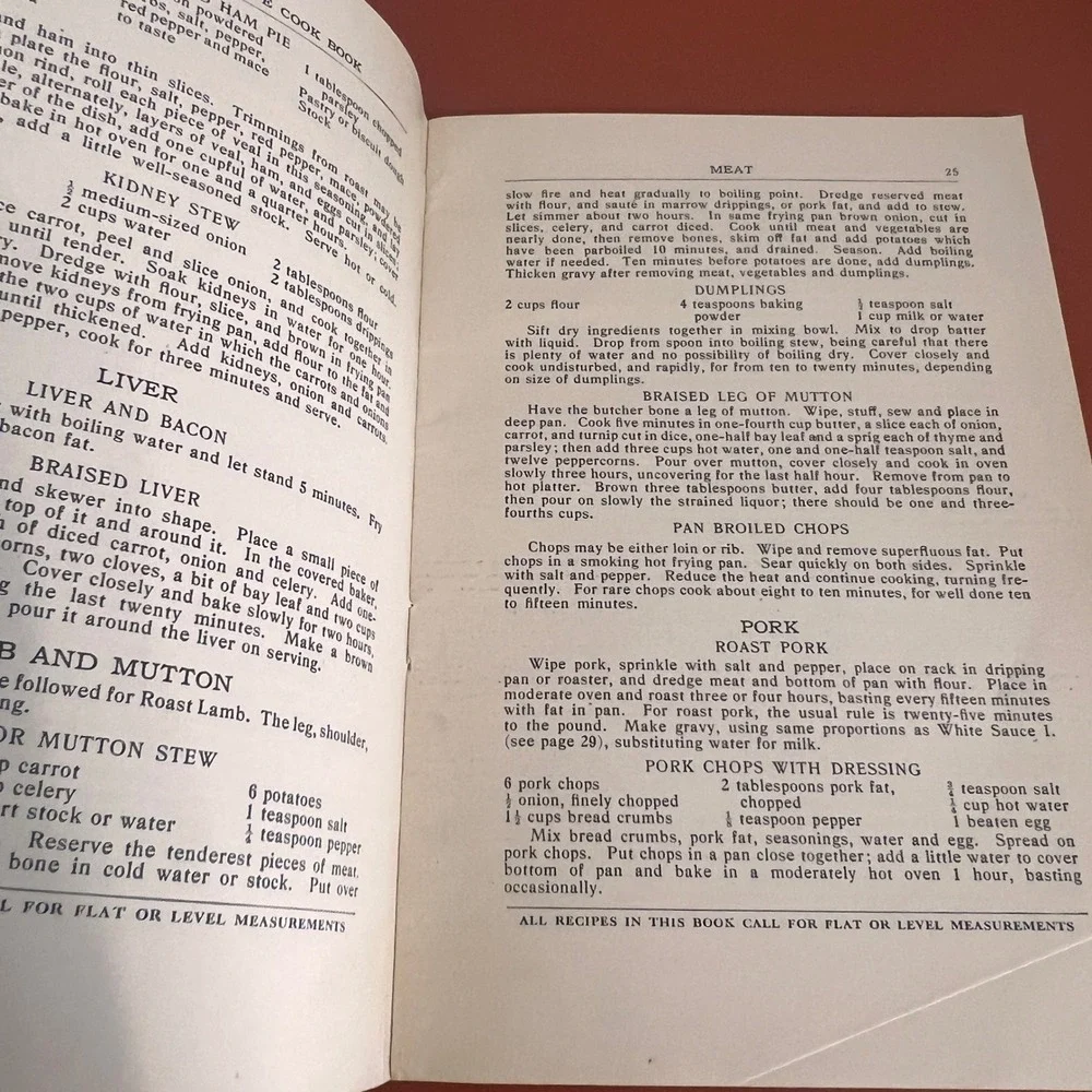 Vintage Metropolitan Cook Book Metropolitan Life Insurance Company Booklet 1920s